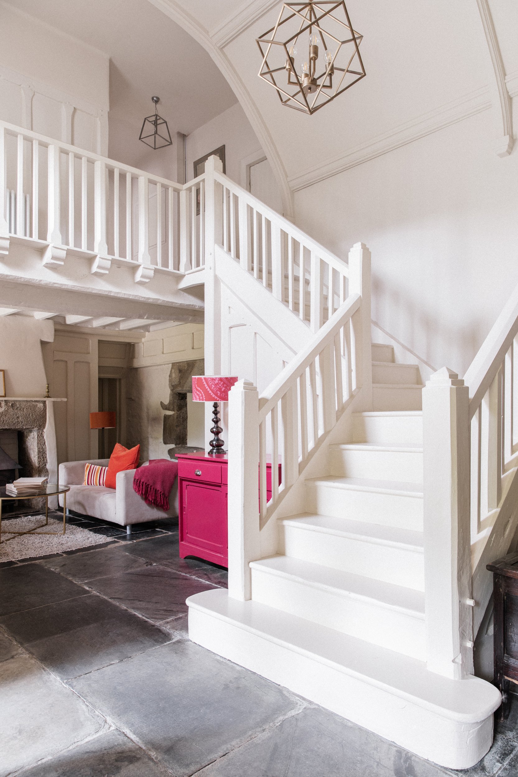 The Interior of accommodation at The Great Barn Devon, a 15th century barn wedding venue | Luxury wedding venue England Devon Wedding Venue |