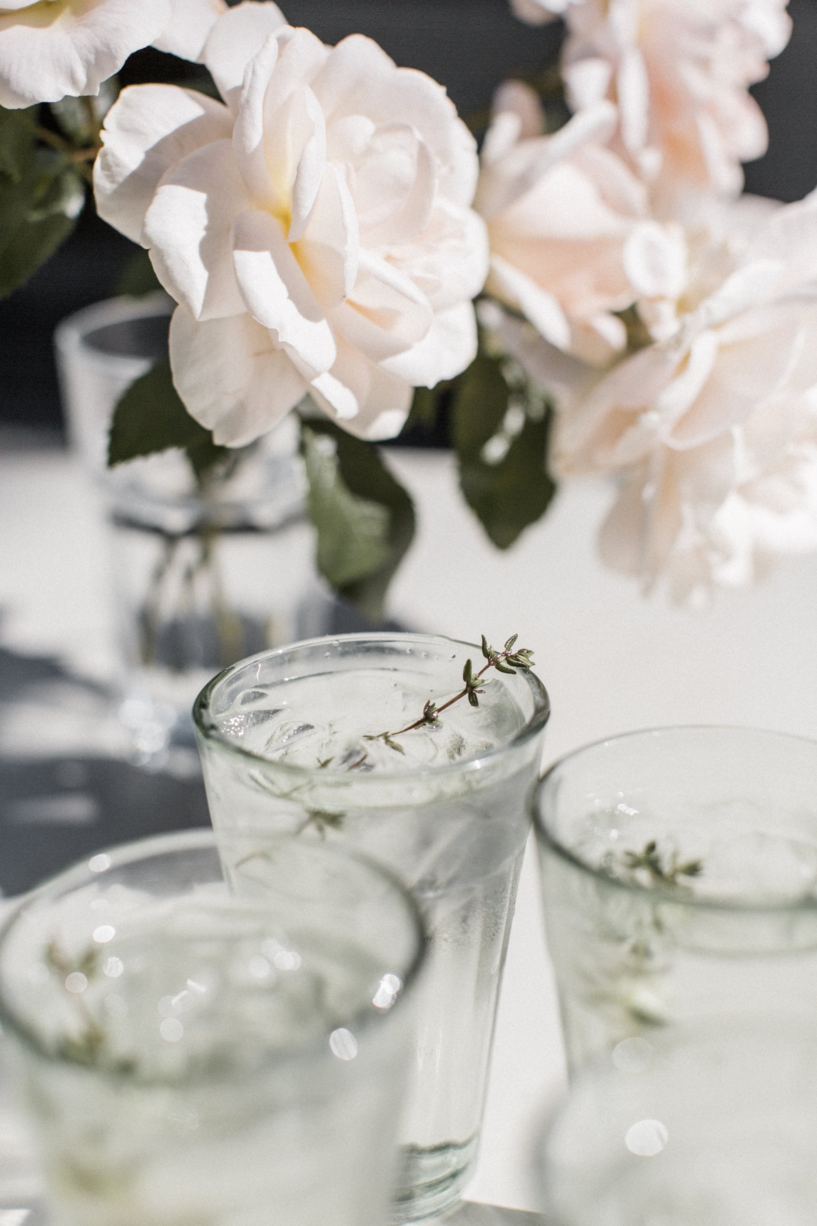 A tray of water in the gardens at The Great Barn Devon, a 15th century barn wedding venue | Luxury wedding venue England Devon Wedding Venue |