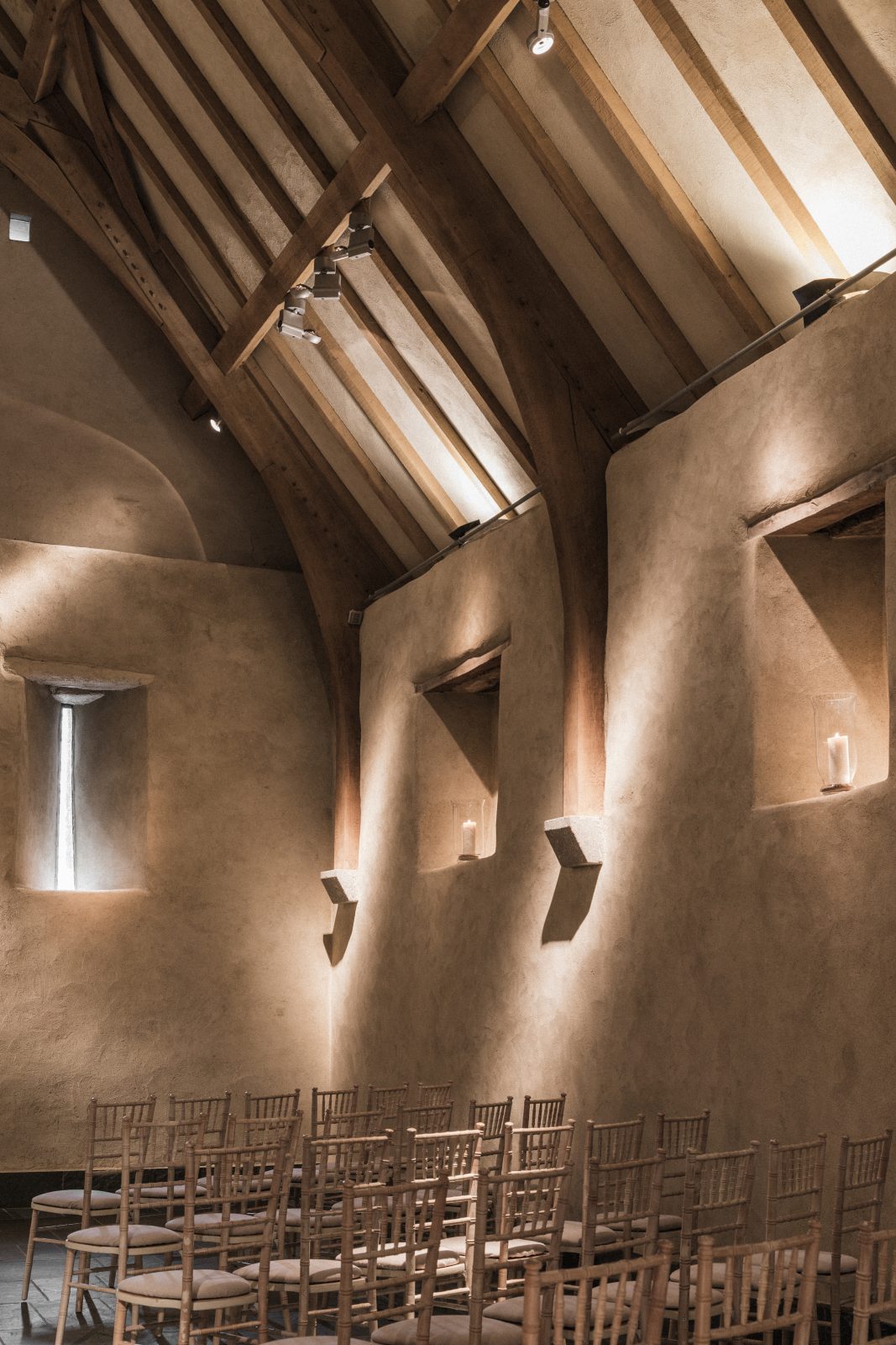 Interior Image of The Great Barn Devon | A luxury 15th century Barn Wedding Venue near Exeter Devon | Capacity for 200 guests | Large wedding venue Exclusive Use Weekend Weddings