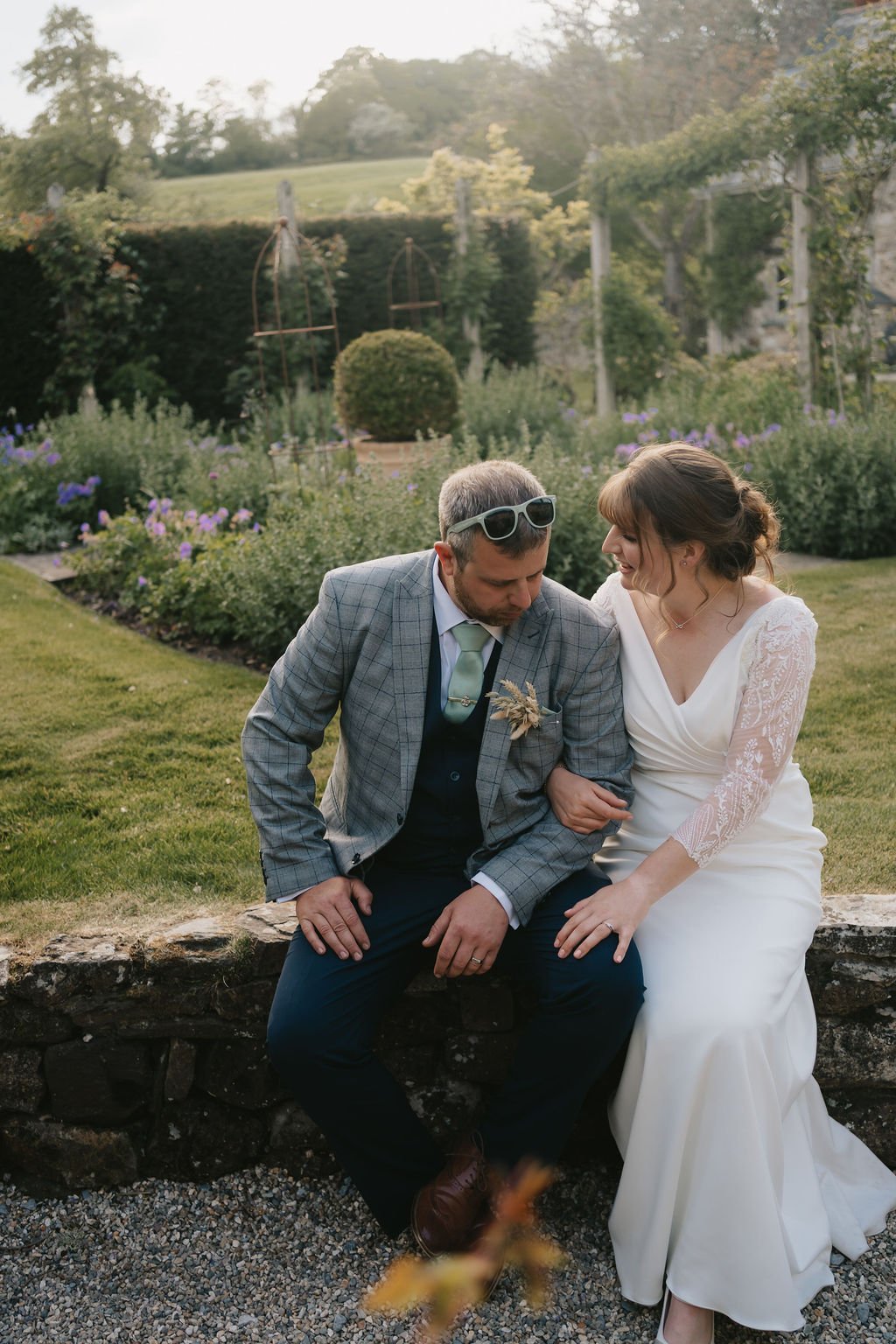 Real Wedding Bride & Groom | Blog Post Inspiration | Wedding Venue Devon The Great Barn Rustic Countryside Exclusive wedding weekend