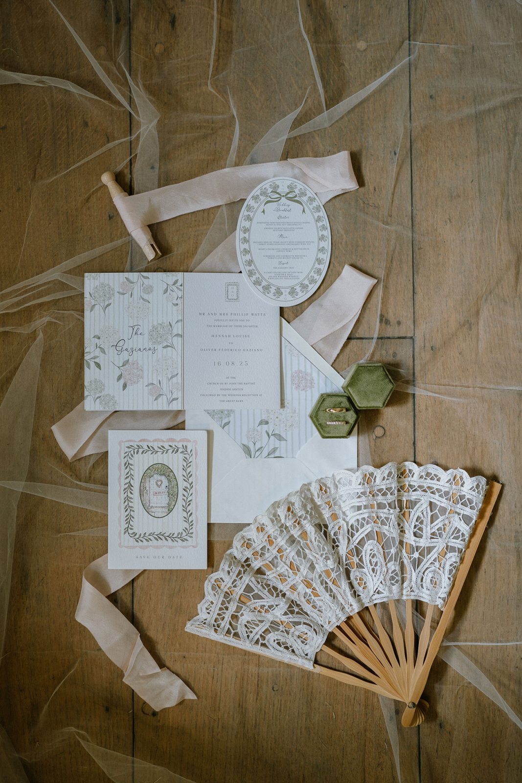 Hannah and Oli celebrating their wedding at The Great Barn Devon, featured in Wed Magazine